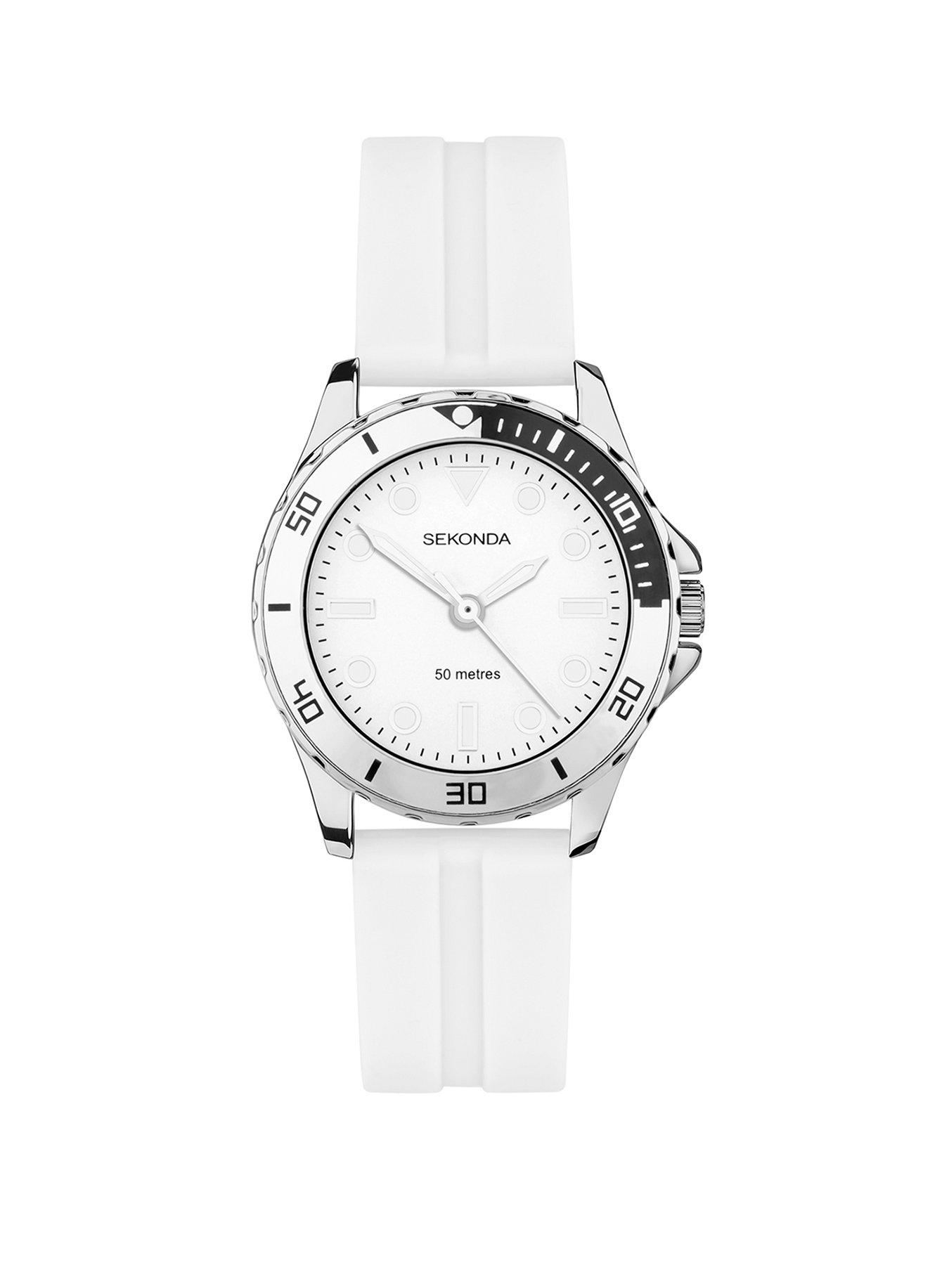 sekonda-womens-white-rubber-strap-analogue-watch