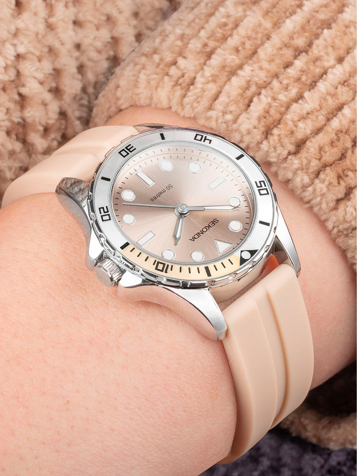 Rubber watch top women's