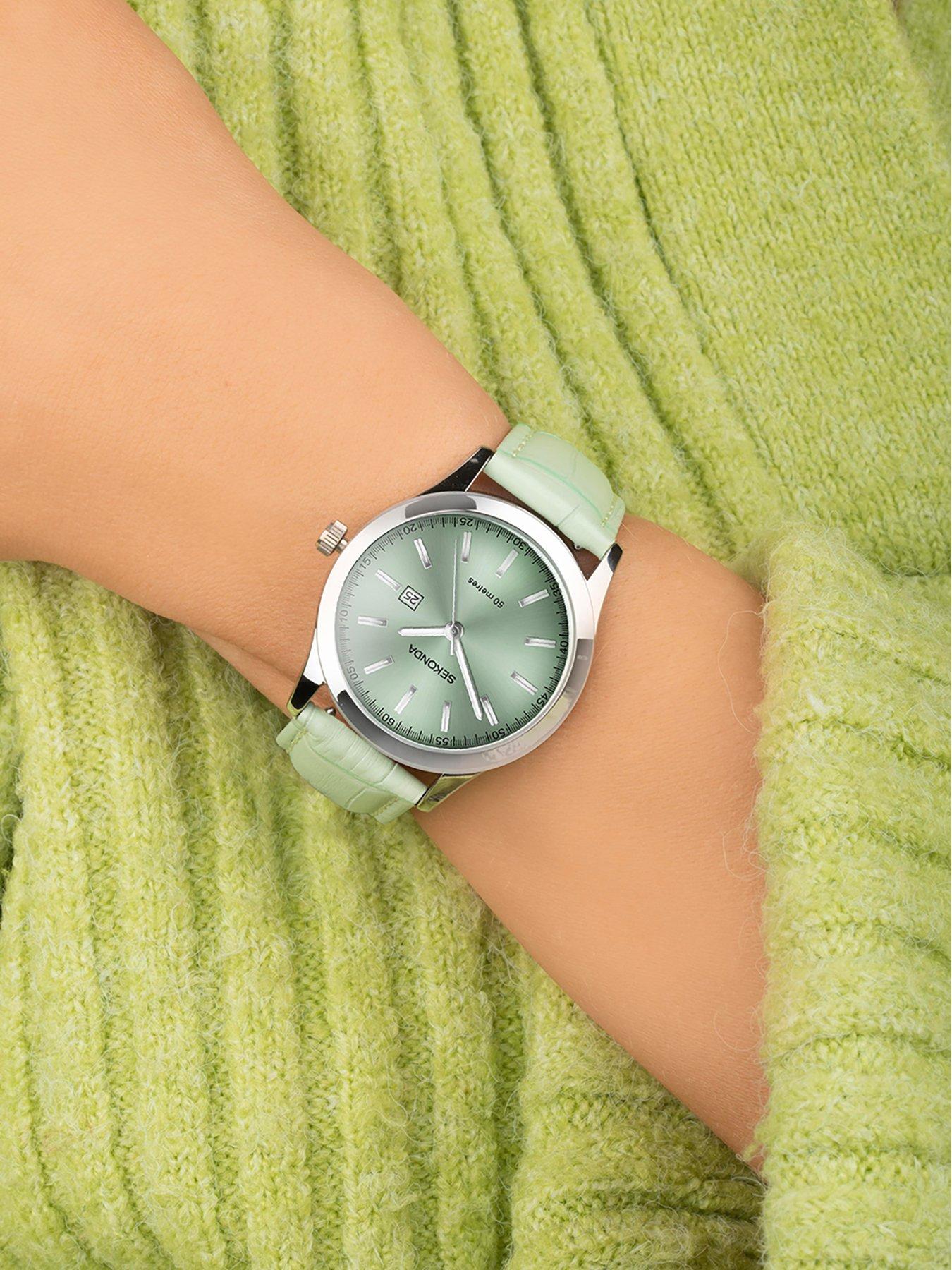 sekonda-womens-light-green-leather-strap-analogue-watchback