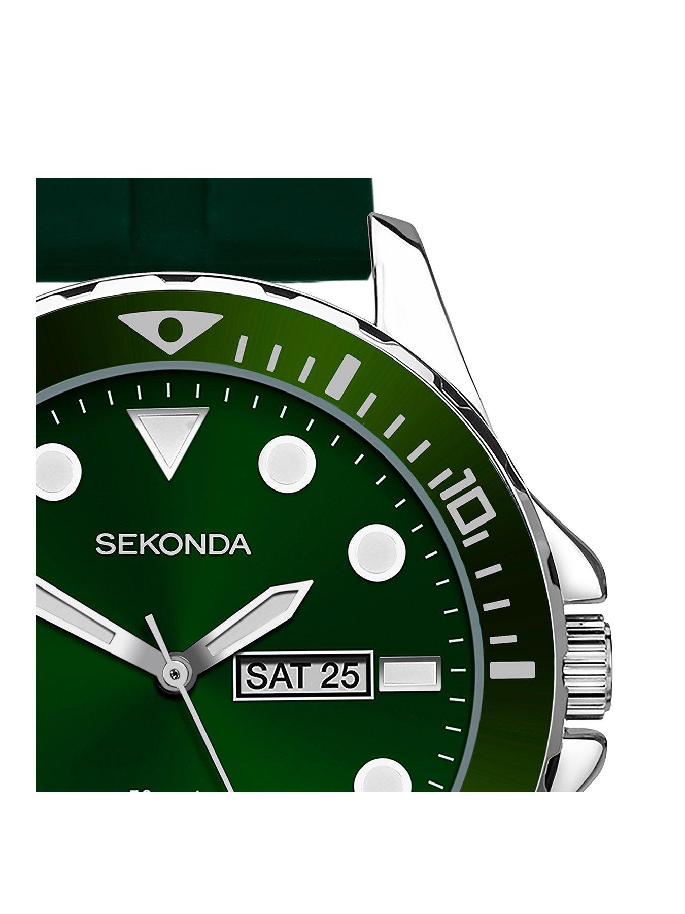 sekonda-mens-green-rubber-strap-analogue-watchstillFront