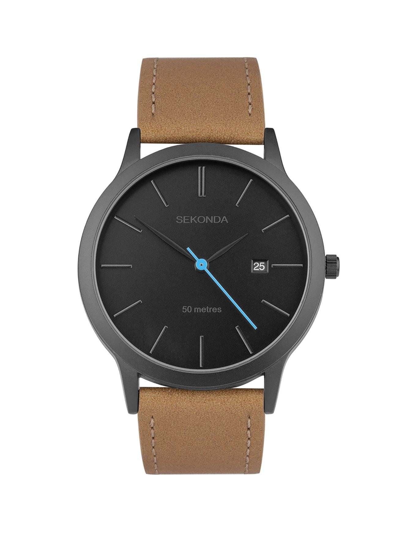 sekonda-mens-tan-leather-strap-analogue-watch