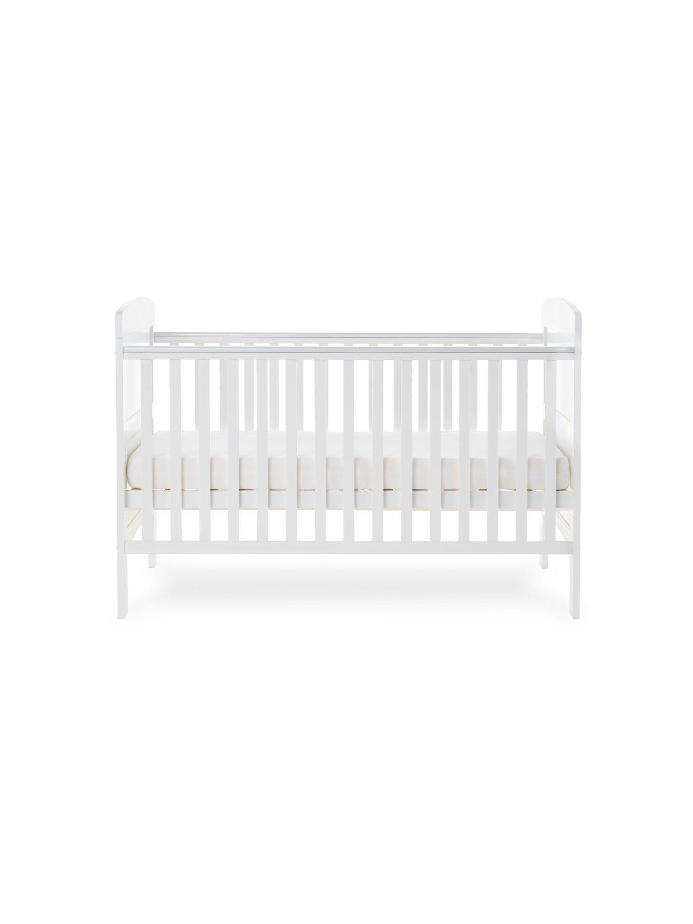 obaby-grace-cot-bed-cot-top-changer-fibre-mattress-whiteoutfit