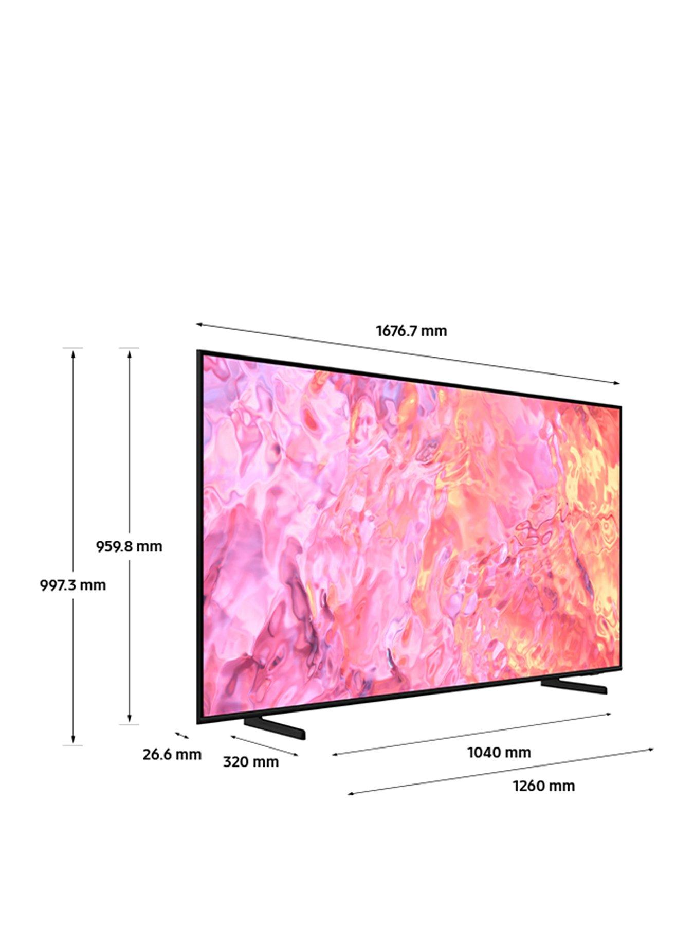 Image 2 of 7 of Samsung QE75Q60C, 75 inch, QLED, 4K HDR, Smart TV
