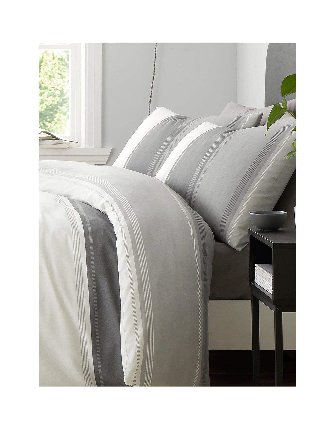 Fusion Betley Duvet Cover Set - Grey