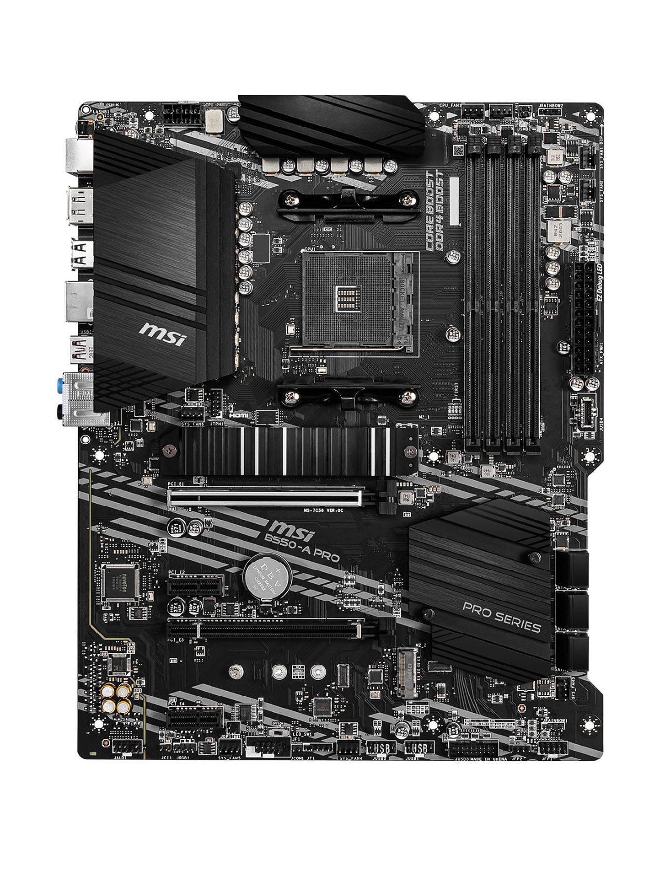 msi-pro-b550-amd-pc-gaming-motherboardstillFront