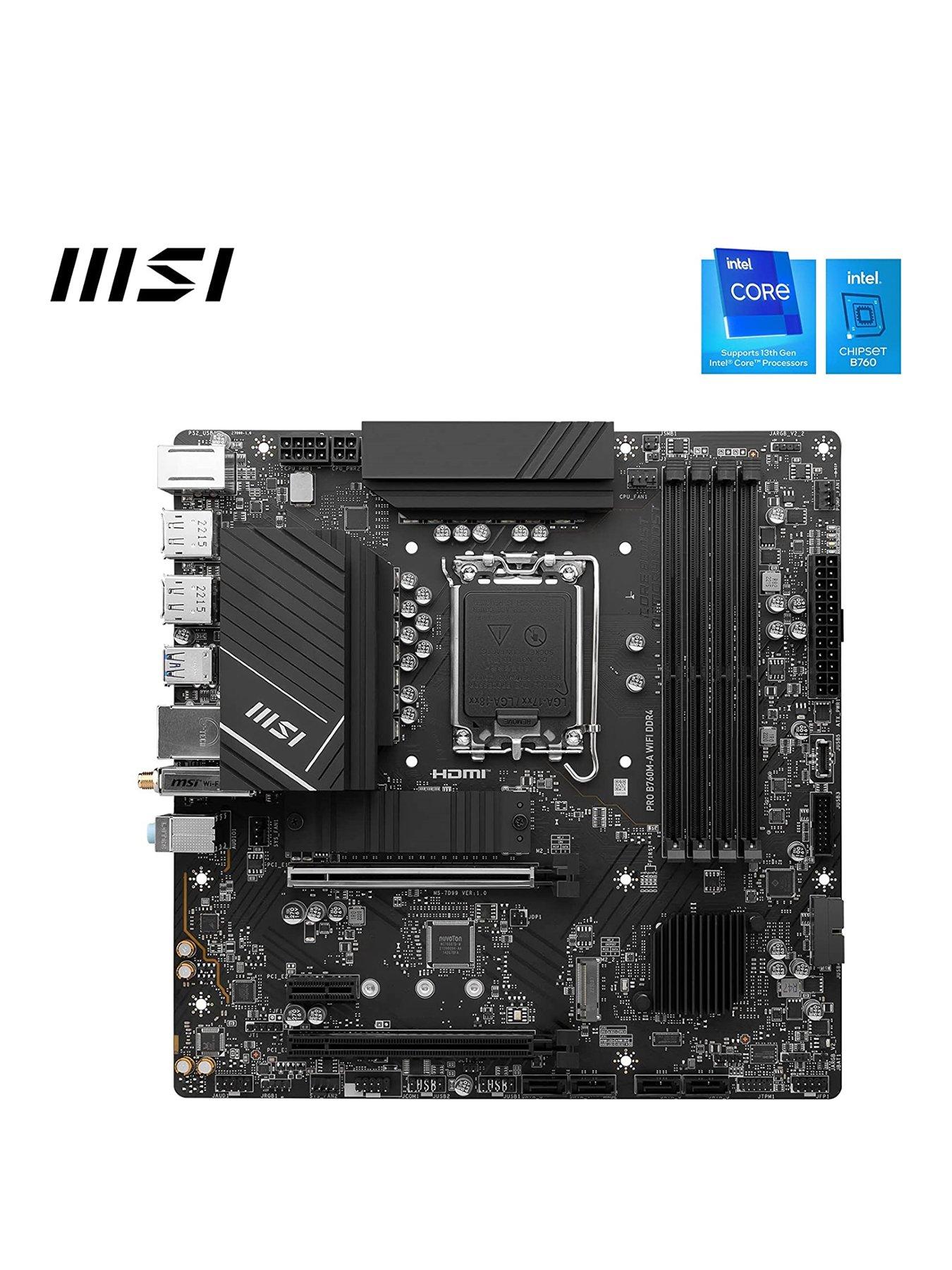 msi-pro-b760-intel-pc-gaming-motherboardstillFront