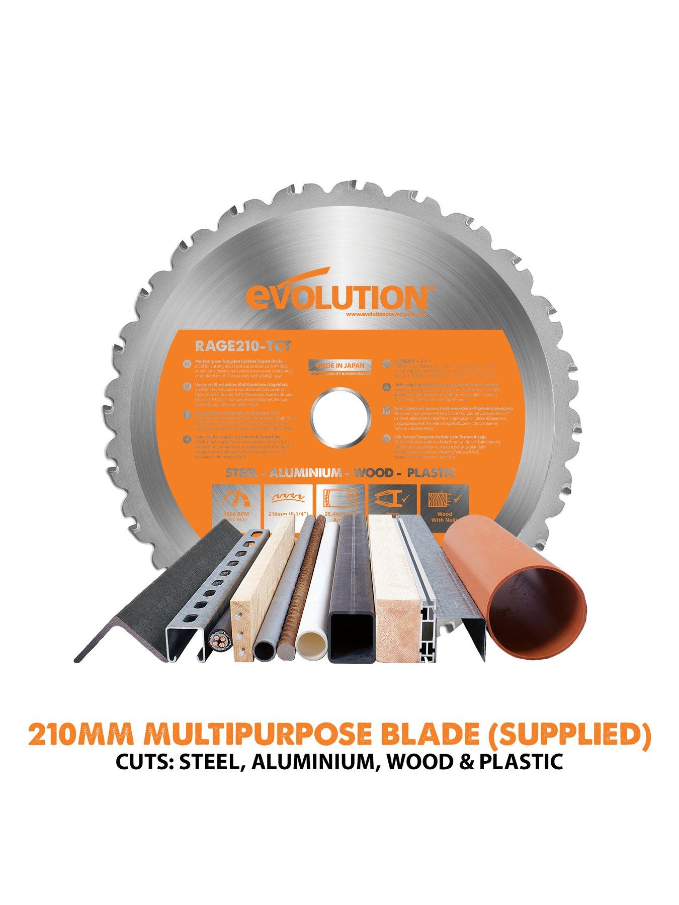 Image 2 of 8 of EVOLUTION Evolution R210CMS - 210mm Multi-Material Compound Mitre Saw