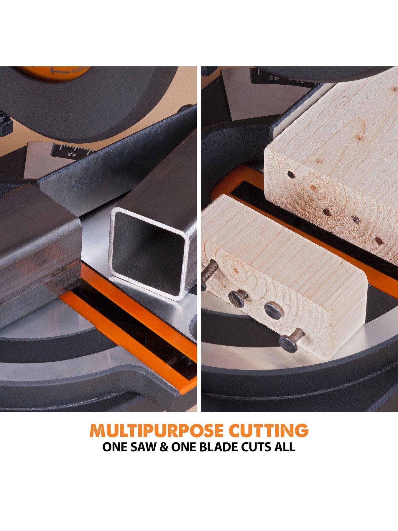 Image 3 of 8 of EVOLUTION Evolution R210CMS - 210mm Multi-Material Compound Mitre Saw