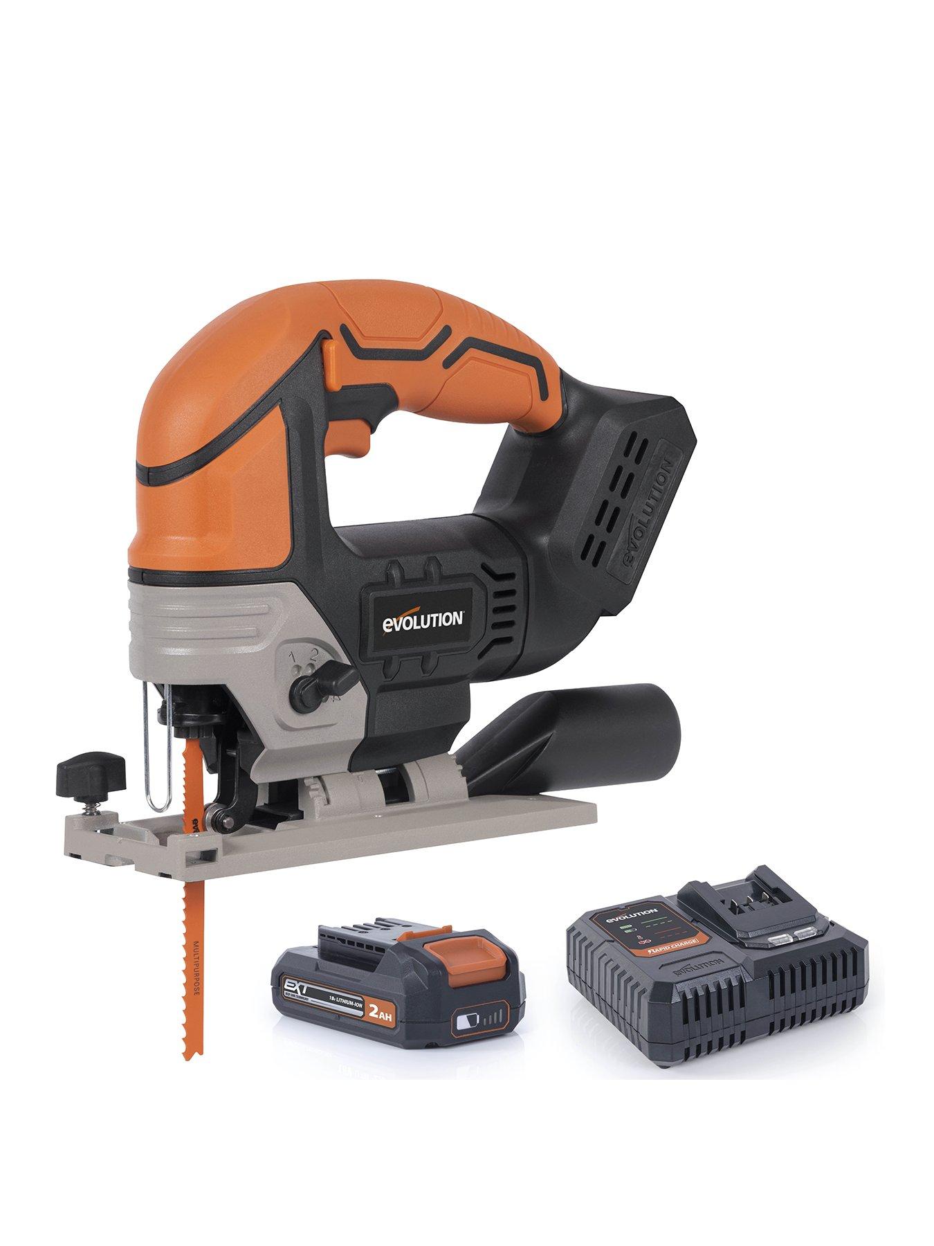 evolution-r90jgs-li-18v-li-ion-ext-cordless-jigsaw-with-1x-2ah-battery-amp-rapid-chargerfront