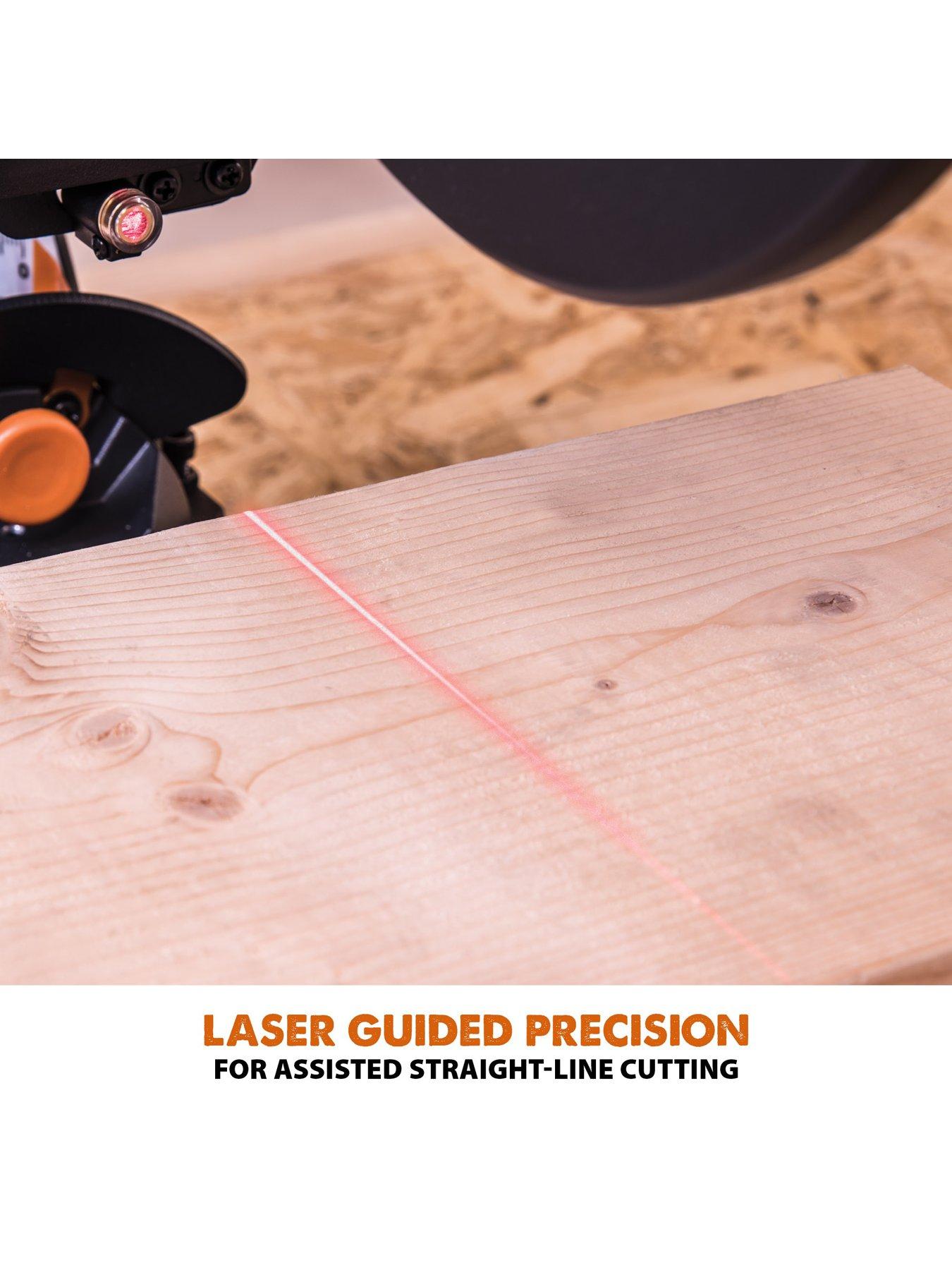 Image 7 of 8 of EVOLUTION Evolution R255SMS-DB+ Pro-Pack 255mm Multi-Material Double Bevel Sliding Mitre Saw