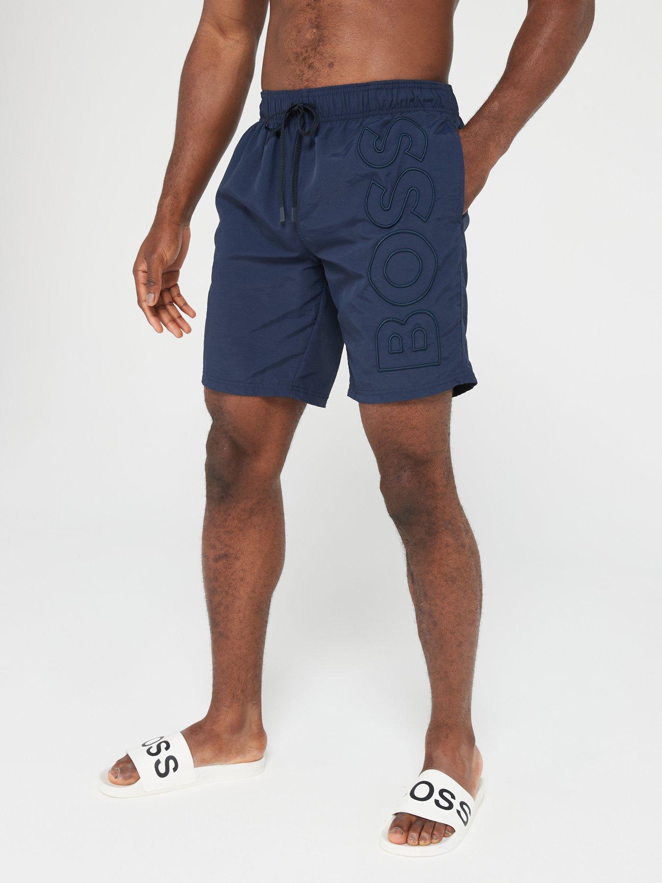 Image 1 of 6 of BOSS Whale Swim Shorts - Navy