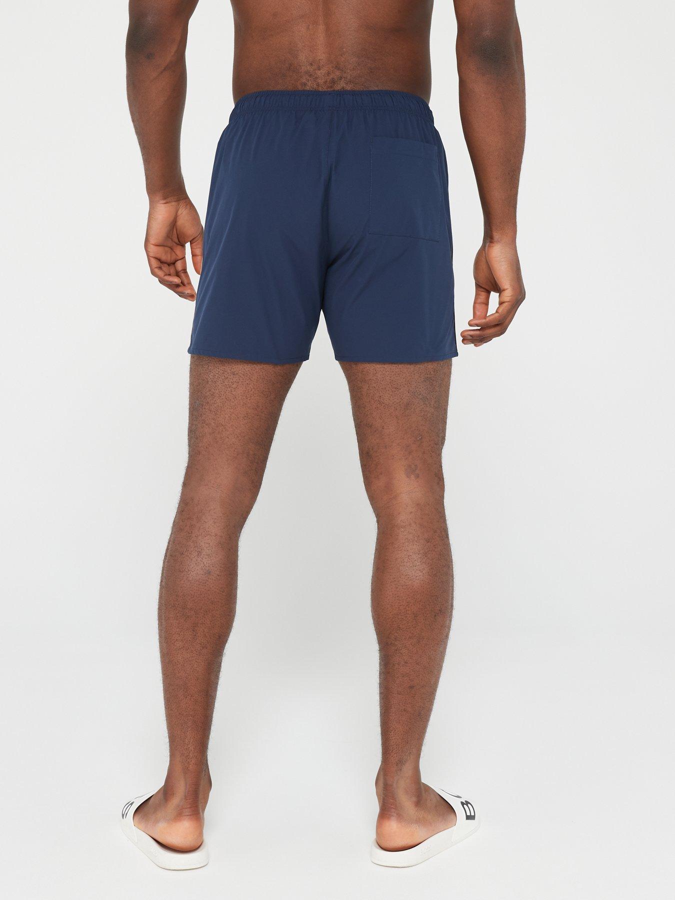 boss-iconic-swim-shorts-navystillFront