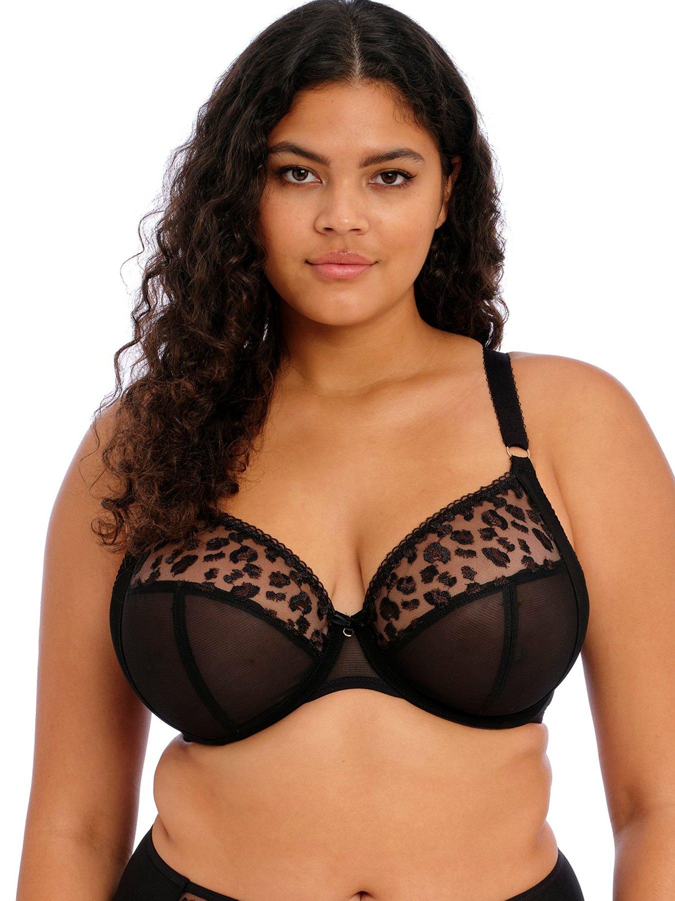 Elomi Smooth Moulded Strapless Seamless Underwire T-Shirt Bra - Black