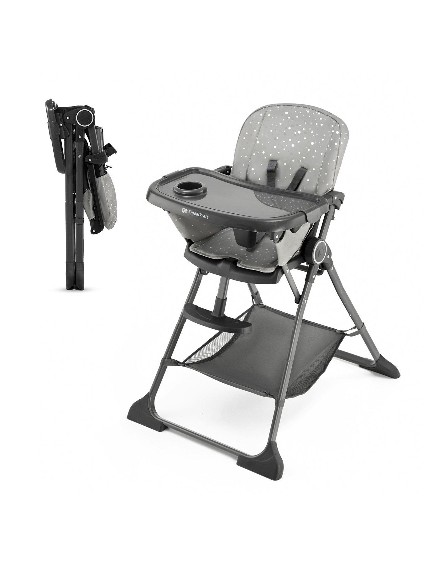 Kinderkraft Foldee Highchair - Grey