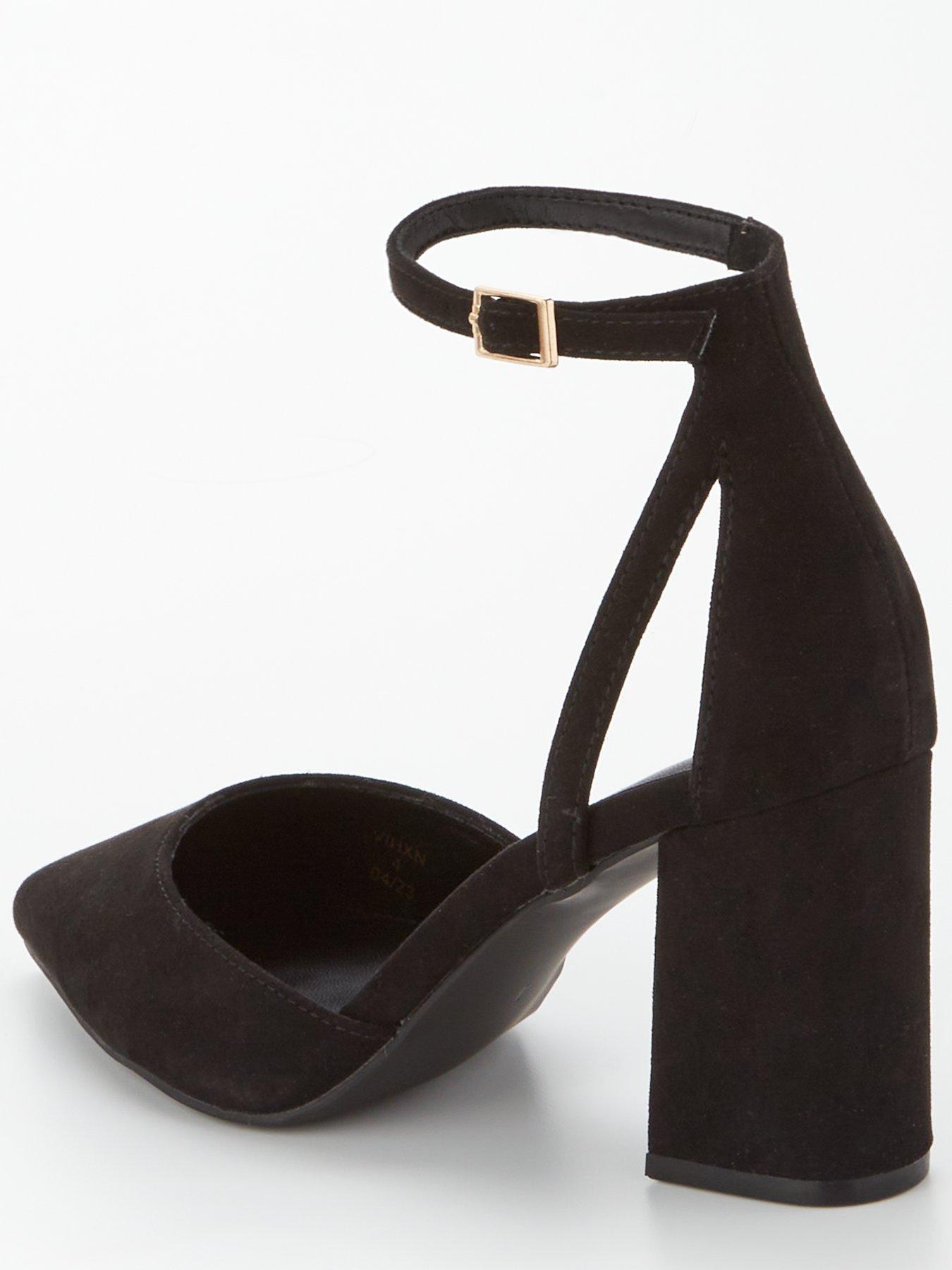 Black two shop part heels