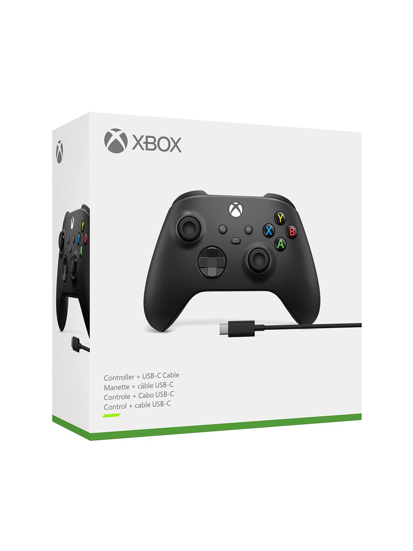 Image 4 of 5 of Xbox Wireless Controller - Carbon Black for Xbox Series X|S, Xbox One, and Windows Devices&nbsp;plus USB-C Cable