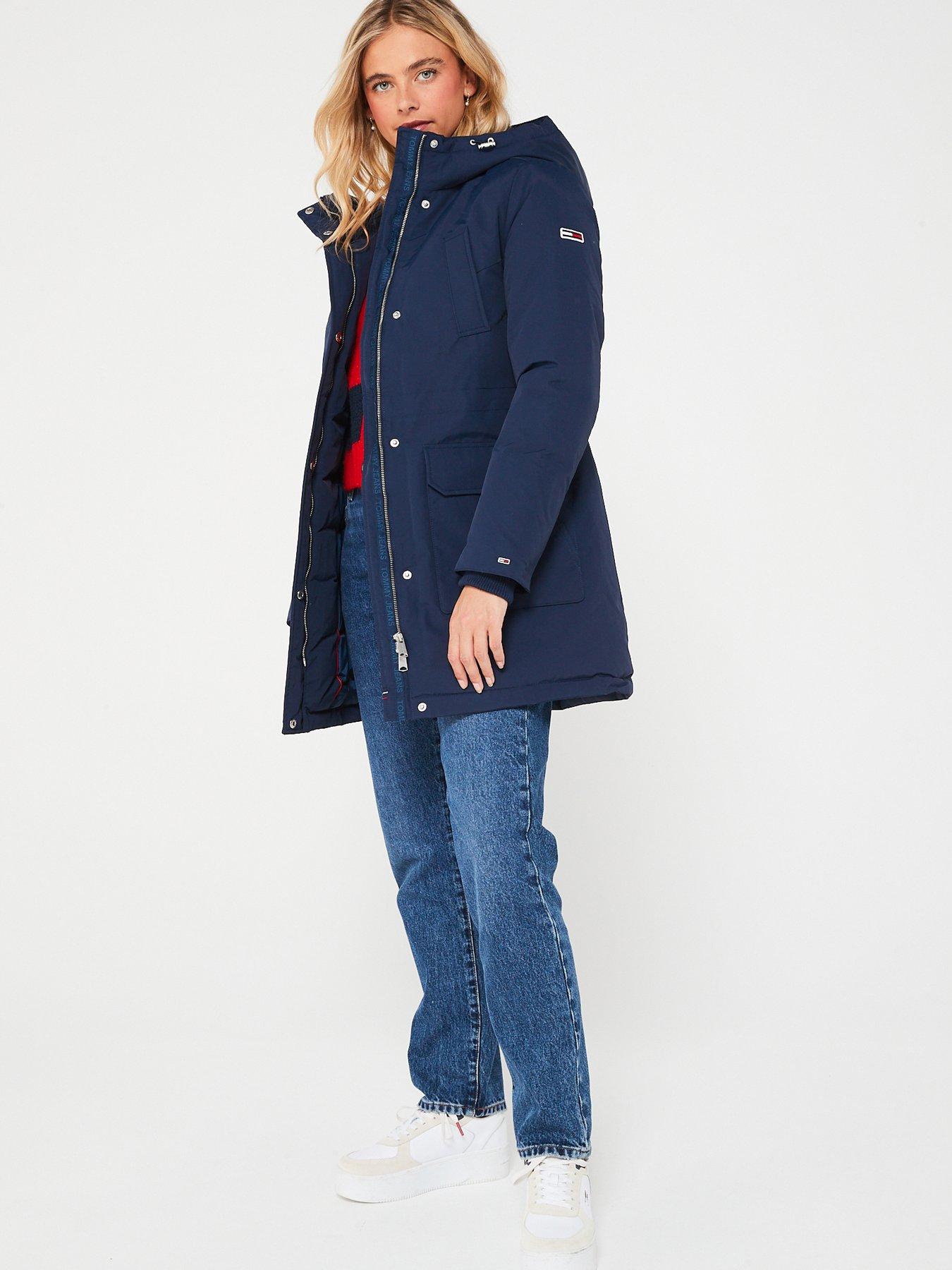 Navy down sales parka