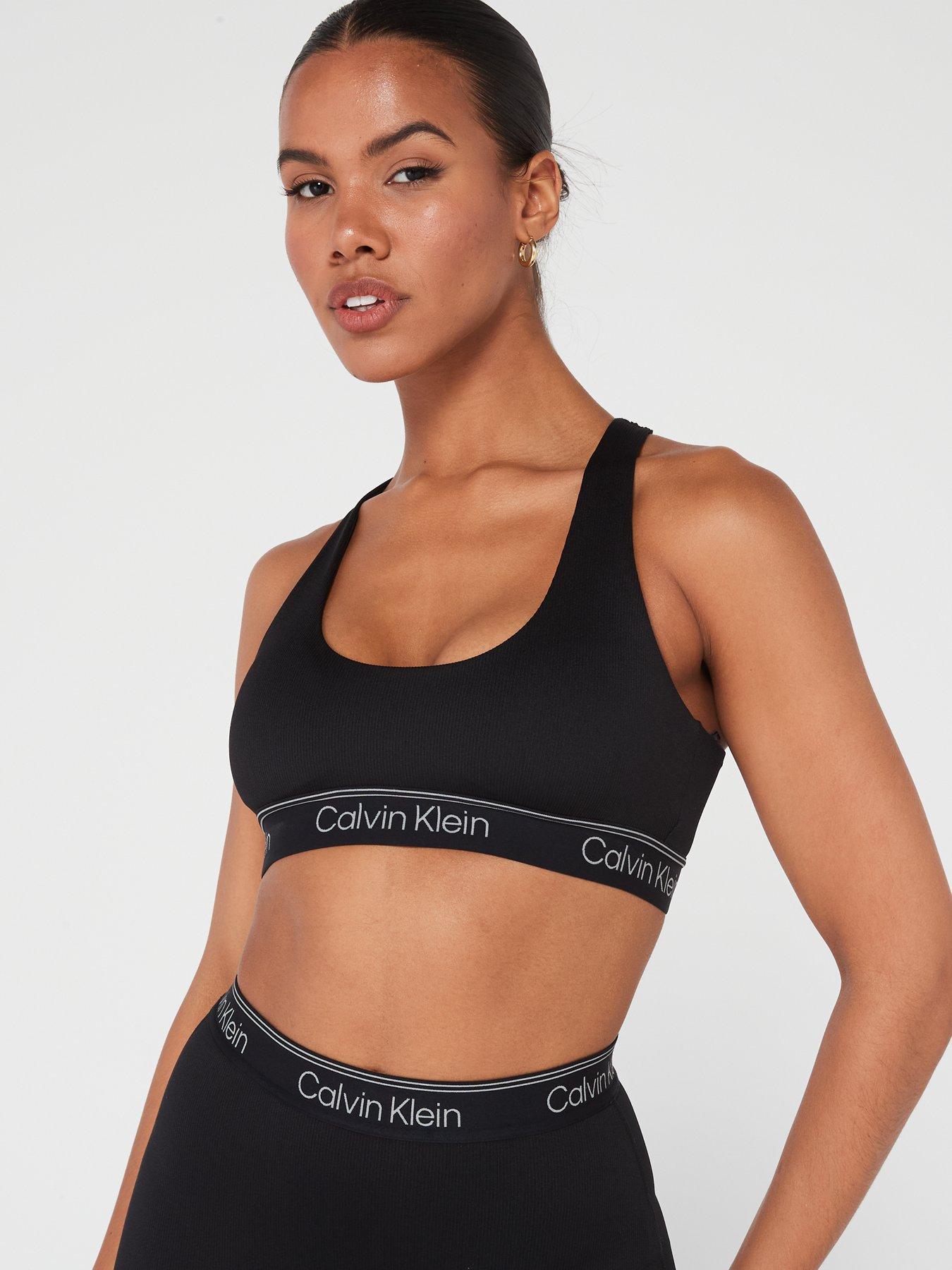 Calvin Klein Wo - Medium Support Sports Bra - Black
