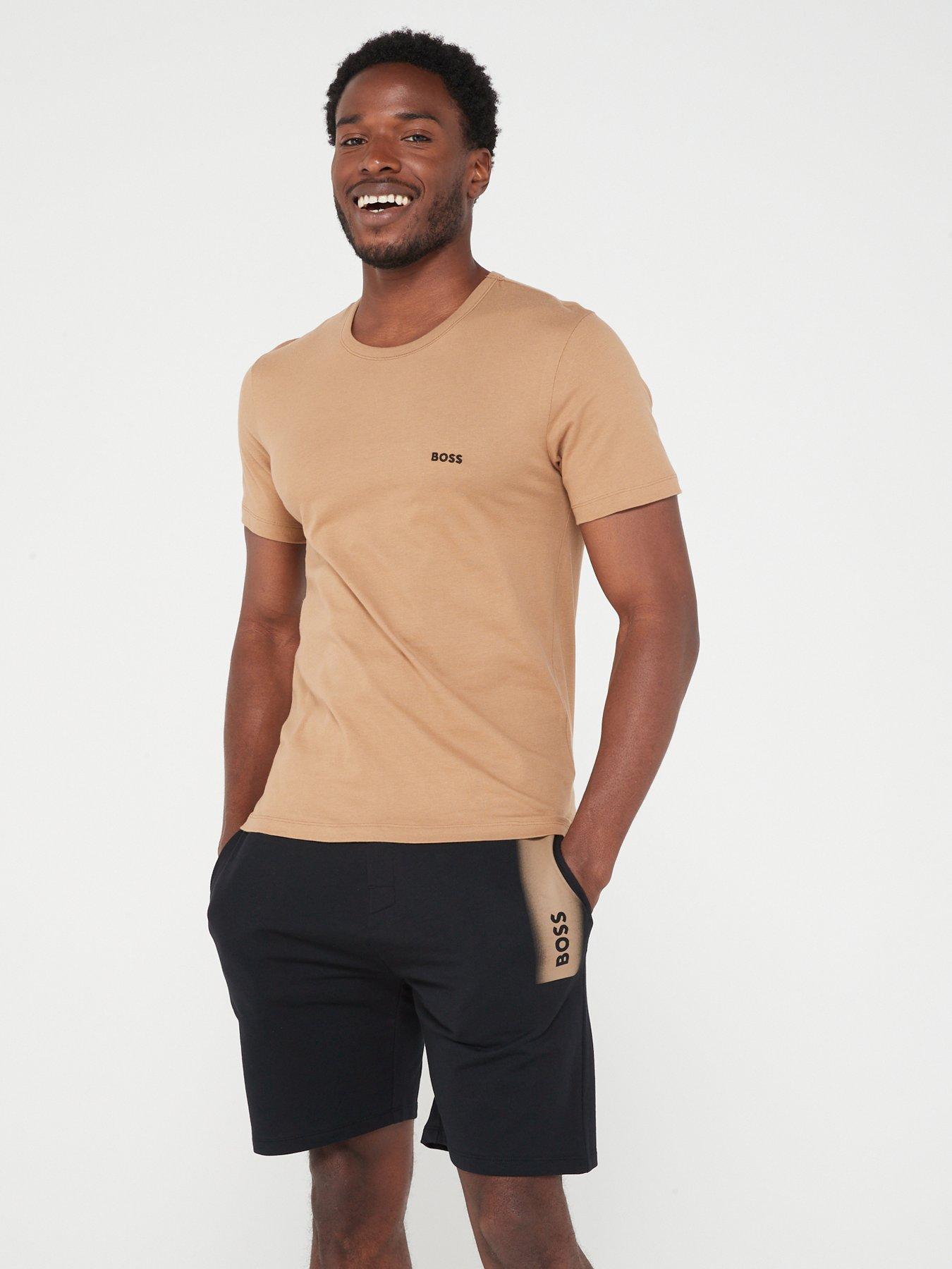 Image 5 of 7 of BOSS Mens 3 Pack Crew Neck Short Sleeve T-Shirts - Multi