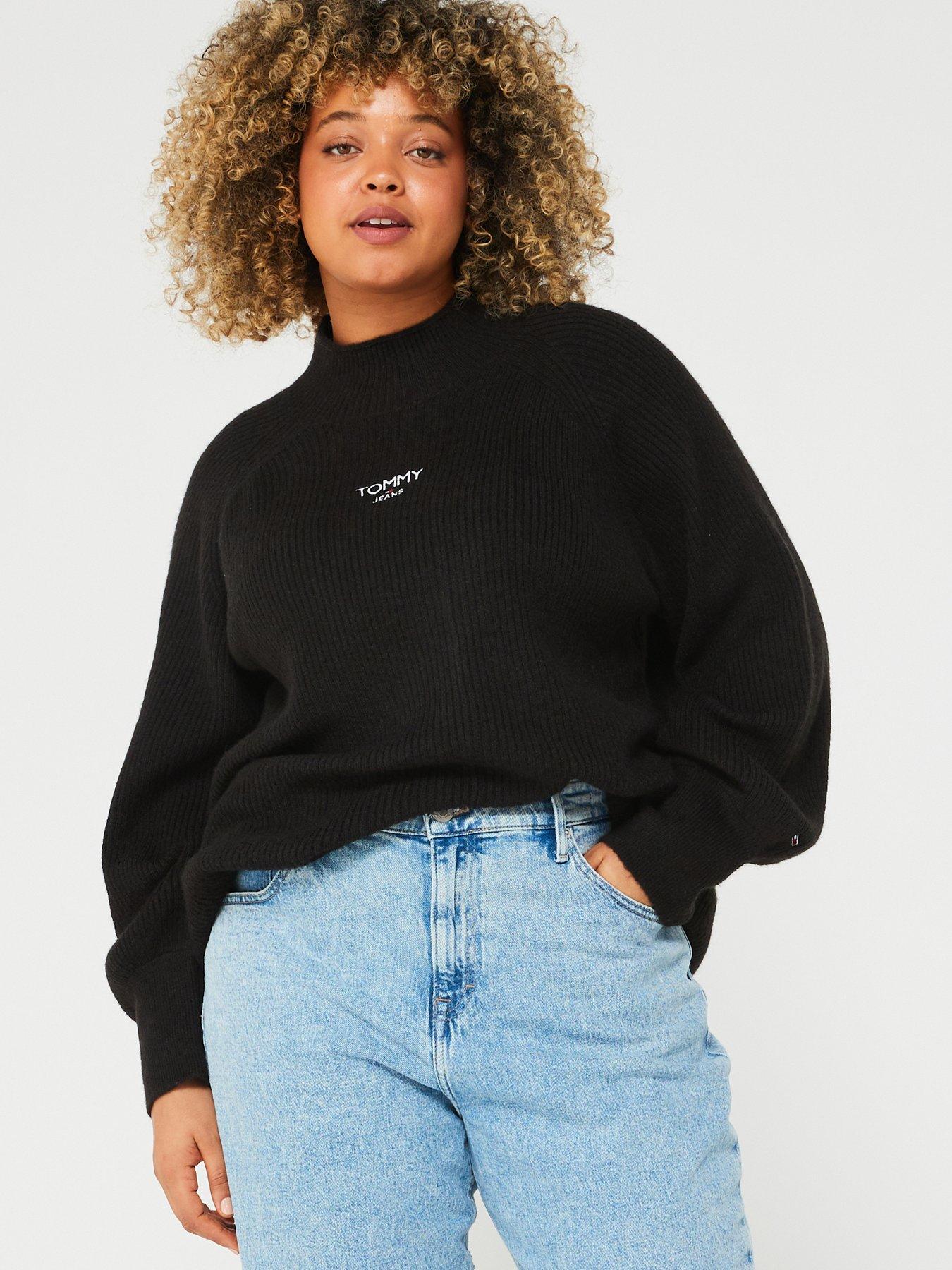 Tommy jeans black top jumper