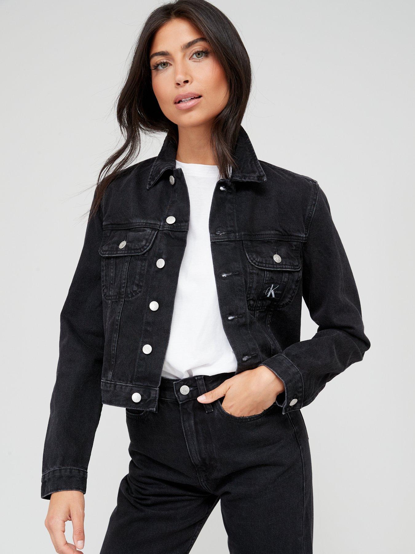 Calvin klein clearance ladies denim jacket