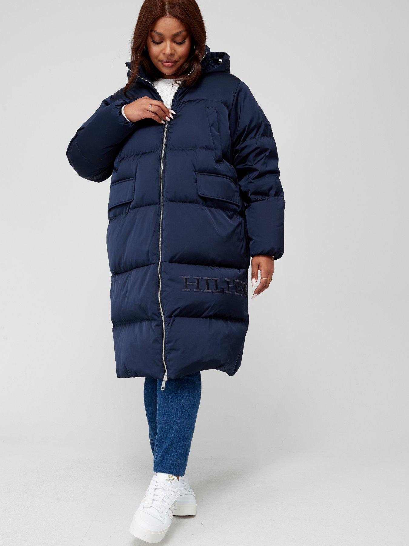 Navy blue tommy hilfiger cheap puffer coat