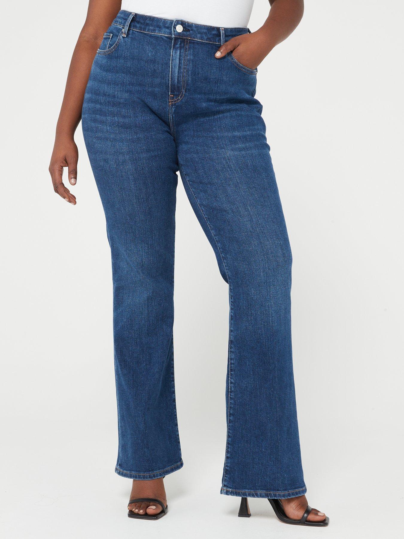 Yours Yours Pull On Bootcut Jegging Mid Blue