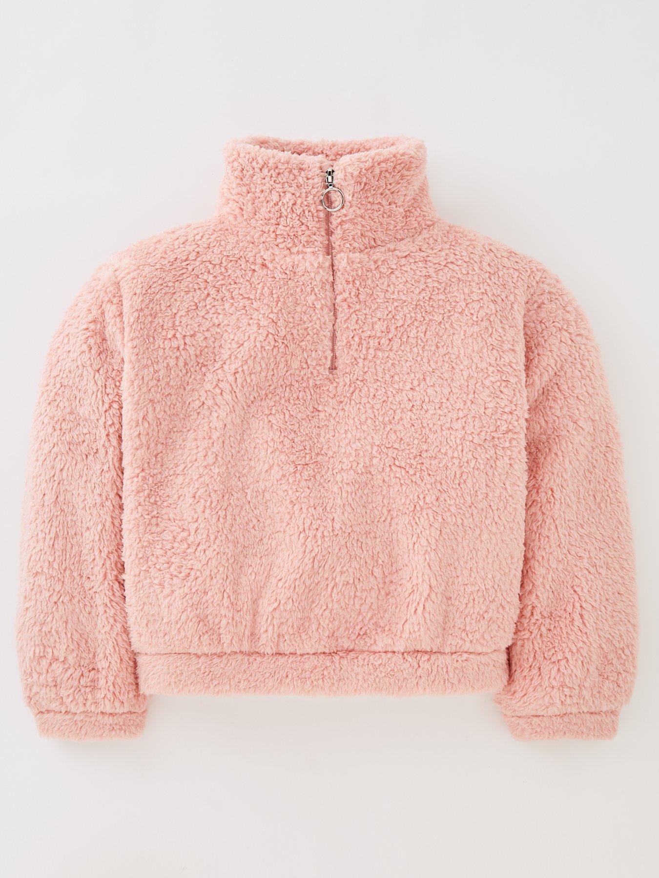 Fluffy fleece outlet jumper