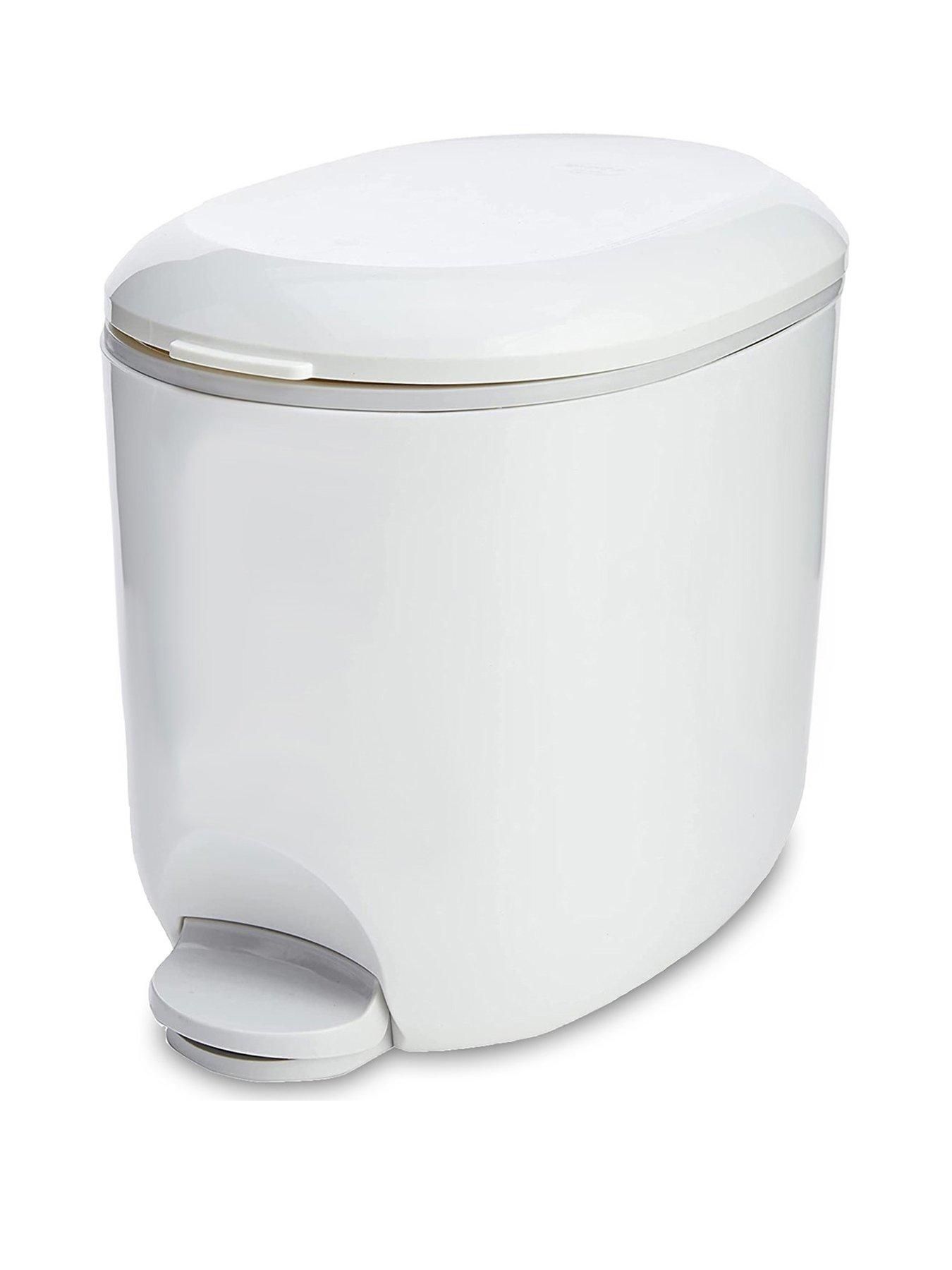 Addis 518503 Pattumiera Per Bagno Con Pedale, Deluxe, Secchio Interno Rimovibile, 29x18,5x23 Cm, Made In UK - 3