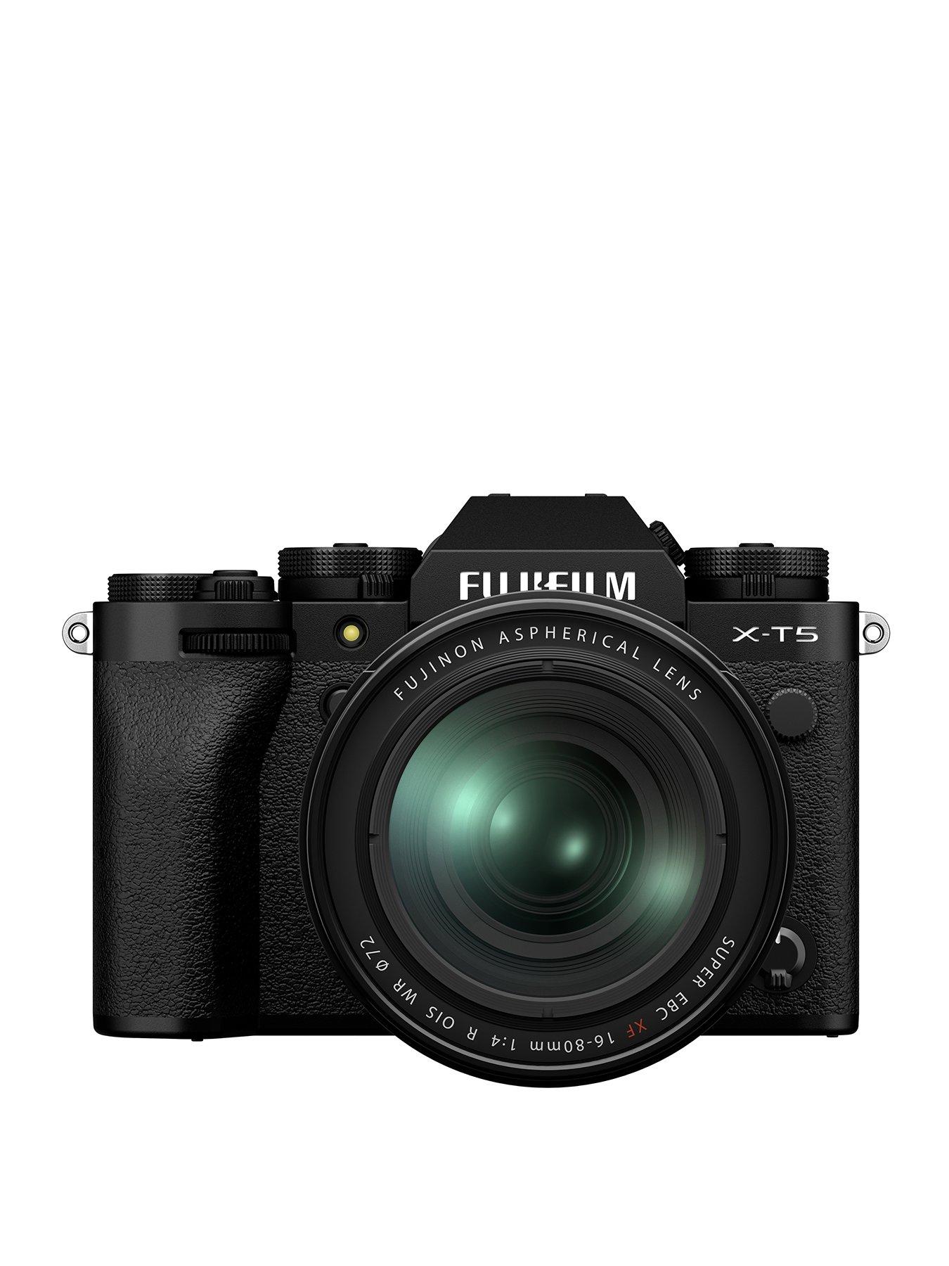 Image 1 of 7 of Fujifilm X-T5 Mirrorless Digital Camera with&nbsp;XF16-80mm F4 R OIS WR Lens Kit - Black