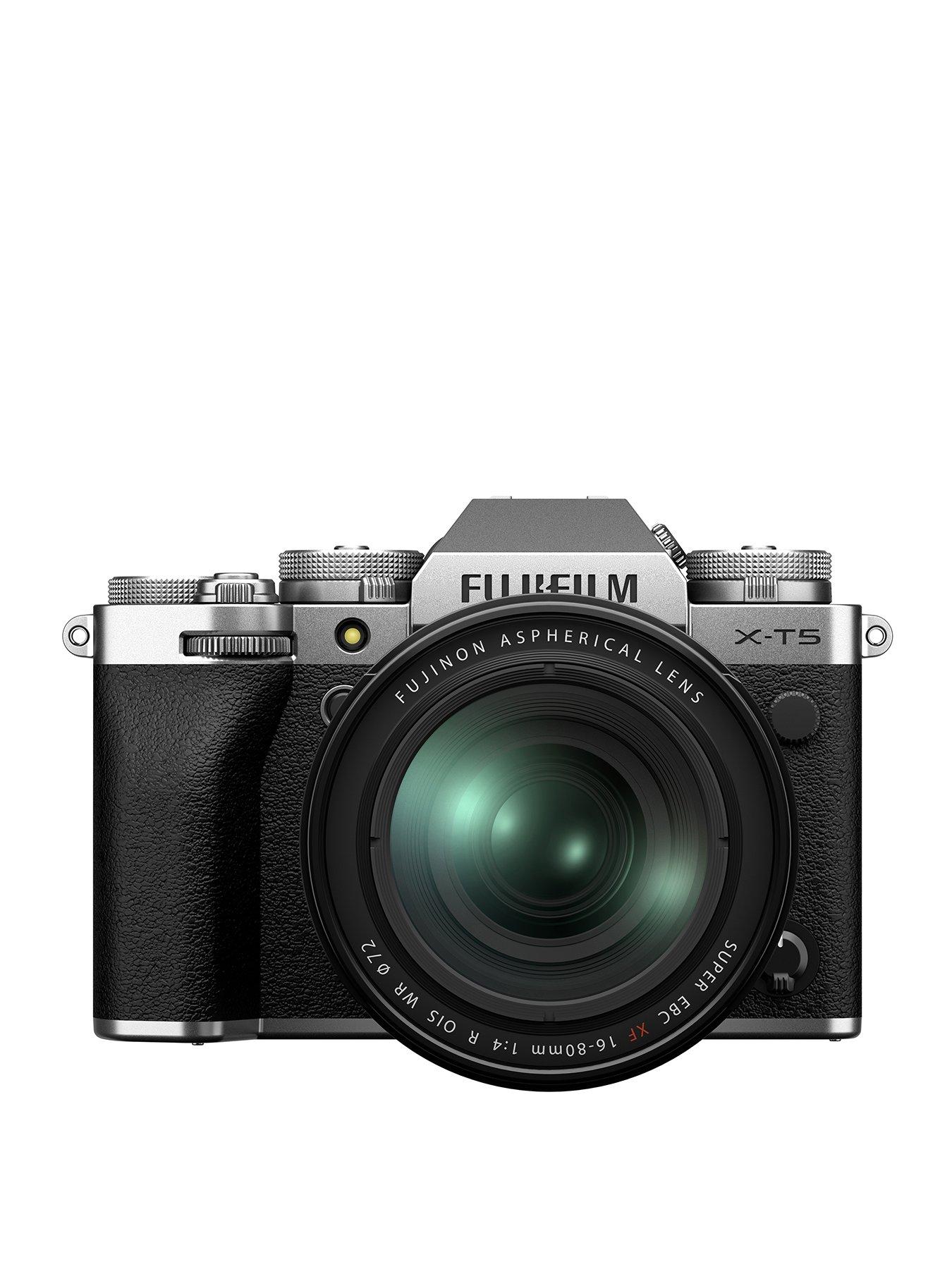 Image 1 of 7 of Fujifilm X-T5 Mirrorless Digital Camera with&nbsp;XF16-80mm F4 R OIS WR Lens Kit - Silver