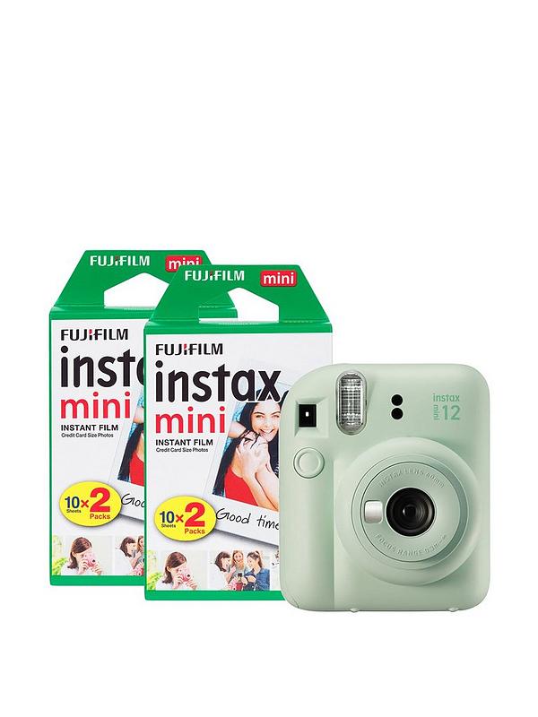 String string op vakantie bloem Fujifilm Instax Mini 12 Instant Camera with 40 Shot Film Pack - Mint Green  | Very Ireland