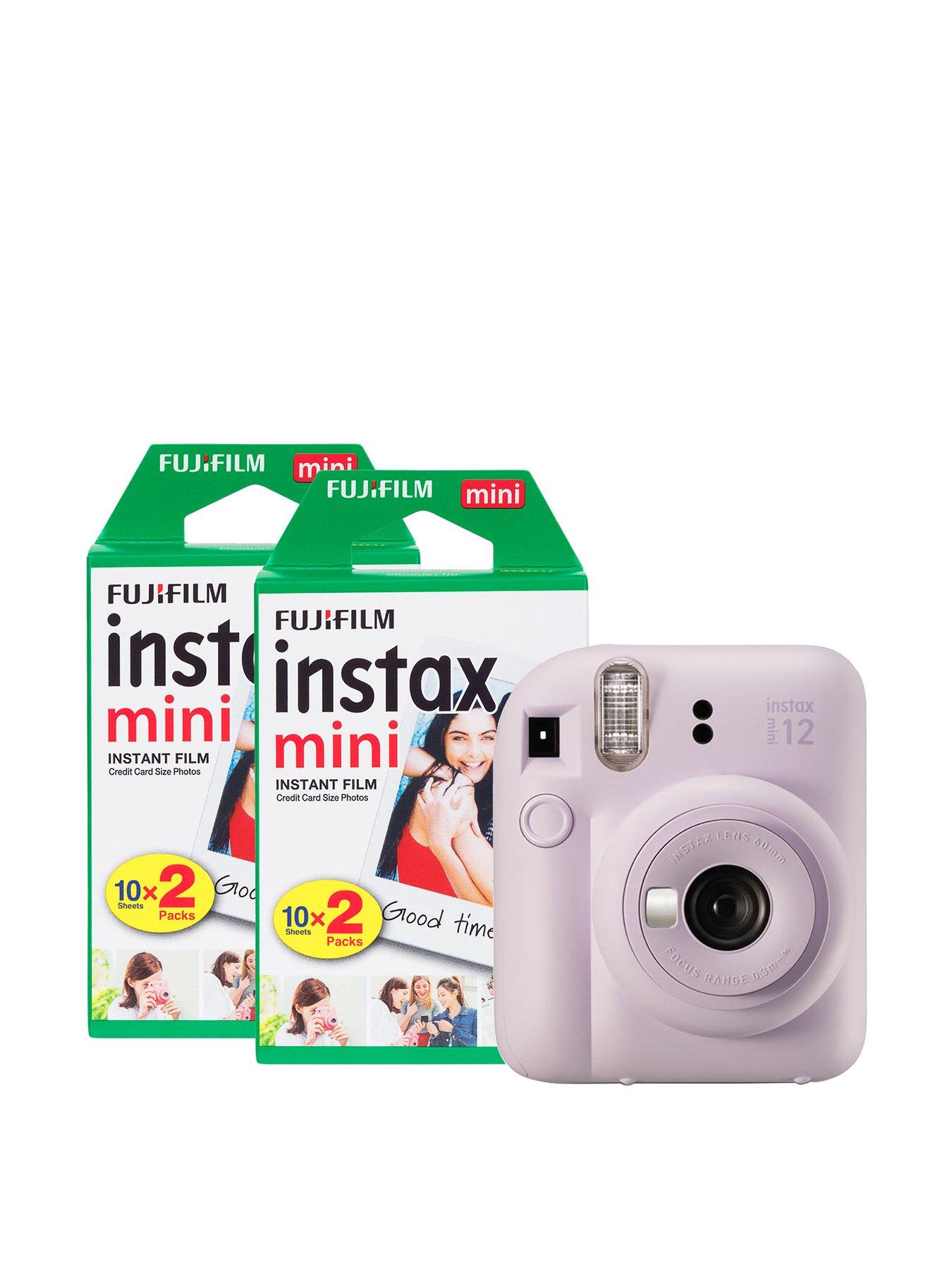 Fujifilm Instax Mini 12 Instant Camera Lilac Purple with Fujifilm Instant  Mini Film (40 Sheets) with Accessories Including Carrying Case with Strap