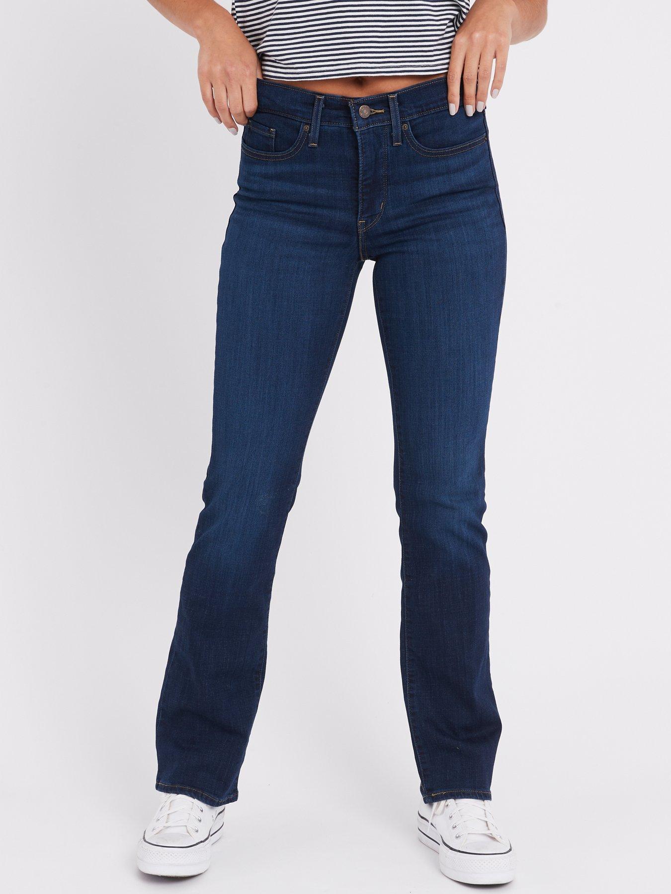 LEVI´S Women 725 High Rise Bootcut Blue Wav - Boot Cut Jeans 