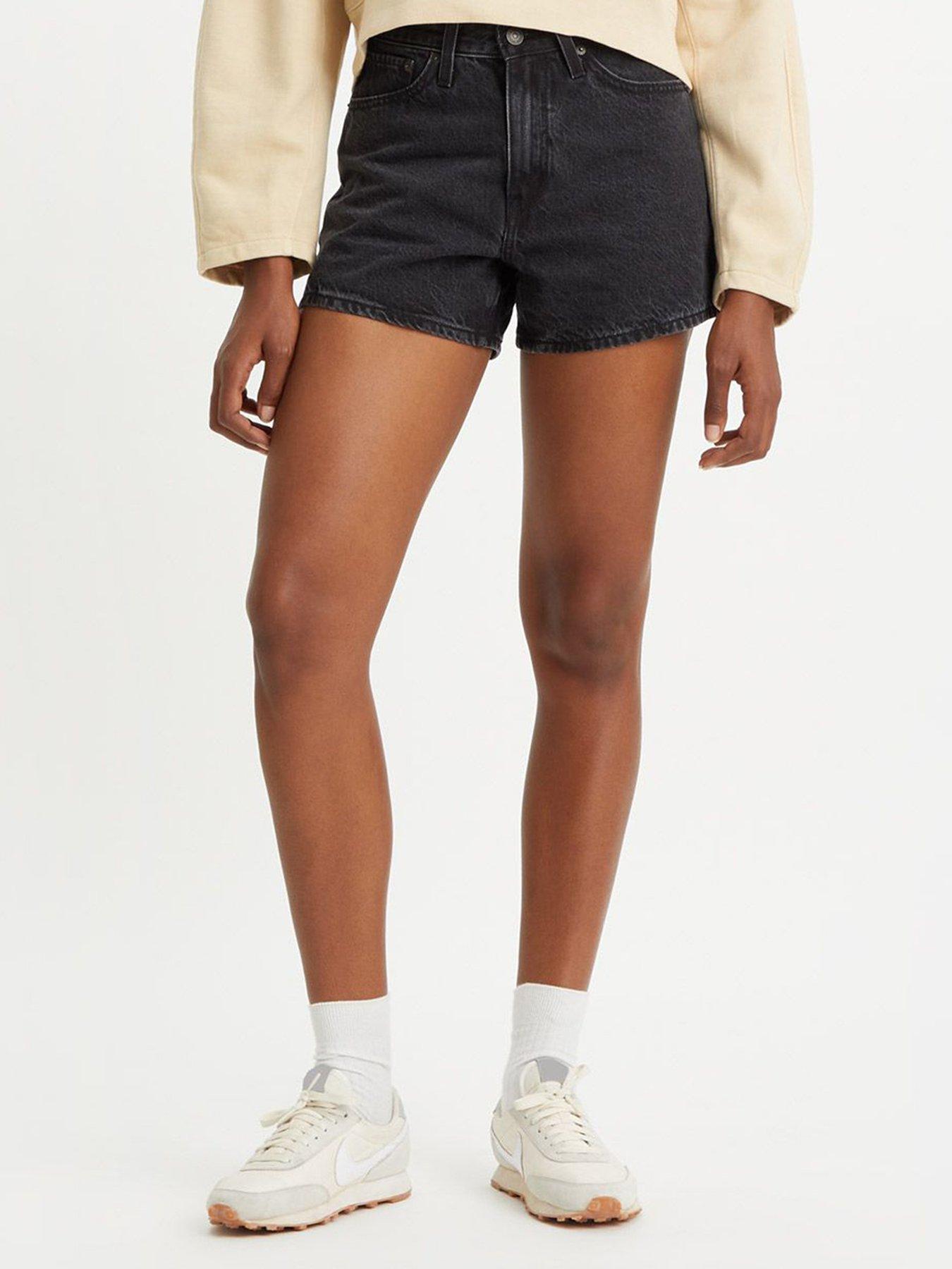 Image 1 of 4 of Levi's 80's Mom Denim Short - Black Stonewash