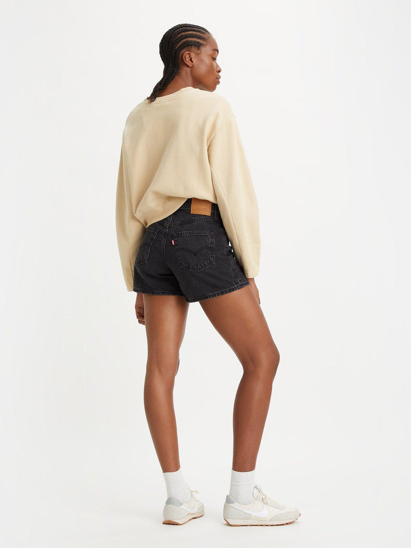 Image 2 of 4 of Levi's 80's Mom Denim Short - Black Stonewash