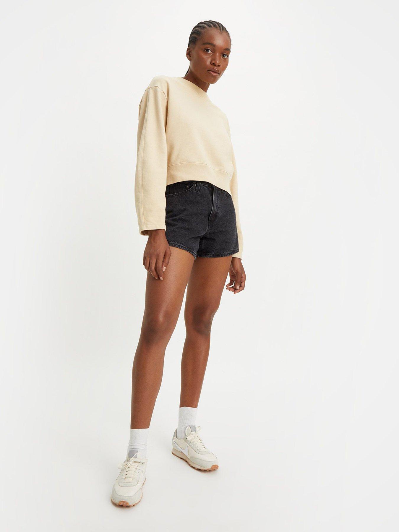 Image 3 of 4 of Levi's 80's Mom Denim Short - Black Stonewash