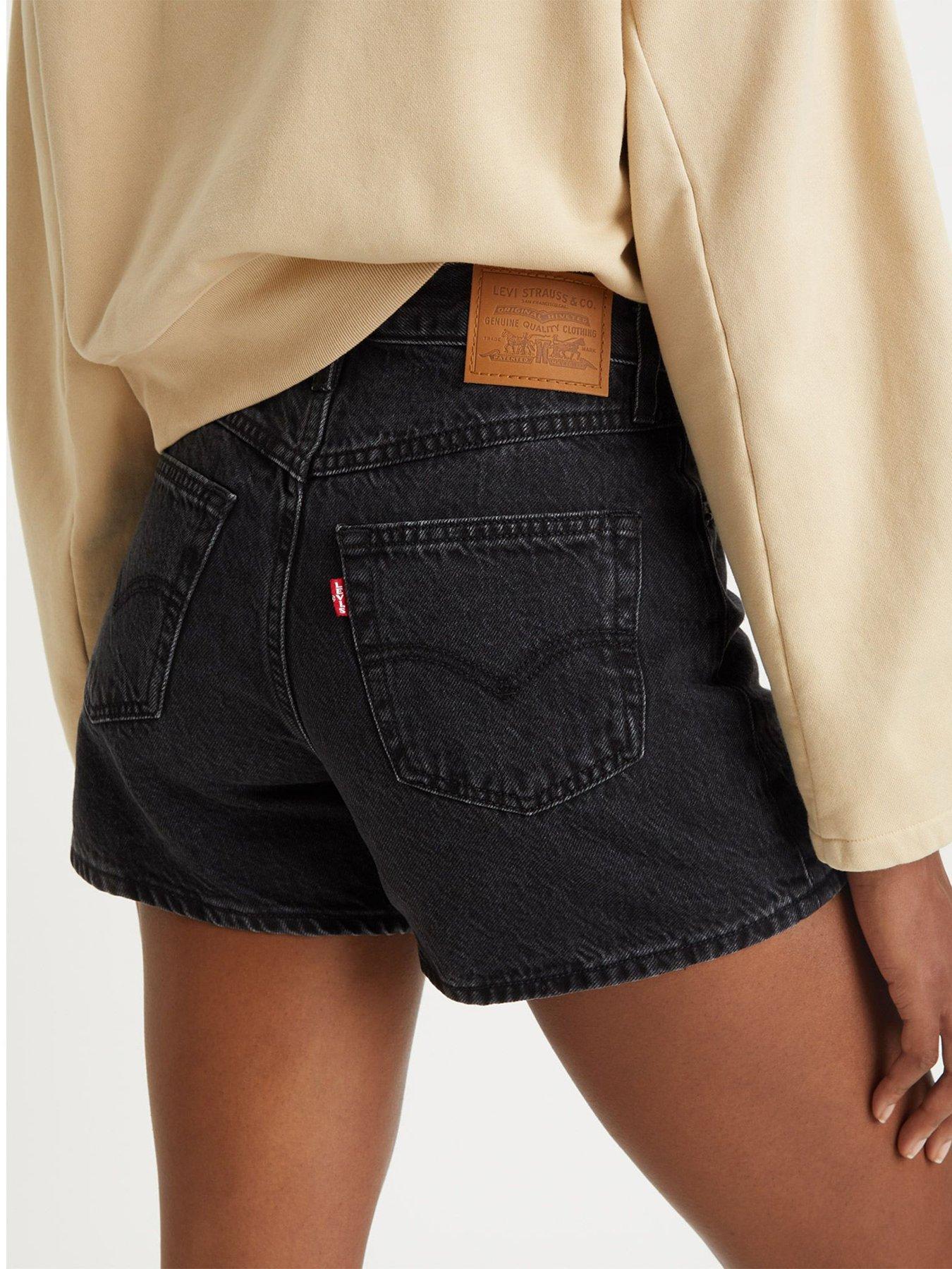 Image 4 of 4 of Levi's 80's Mom Denim Short - Black Stonewash