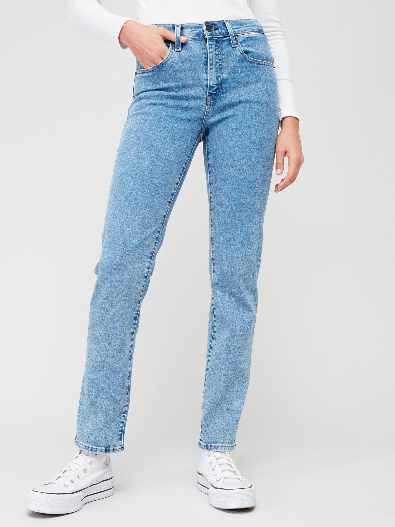 724™ High Rise Straight Jeans (plus Size) - Blue