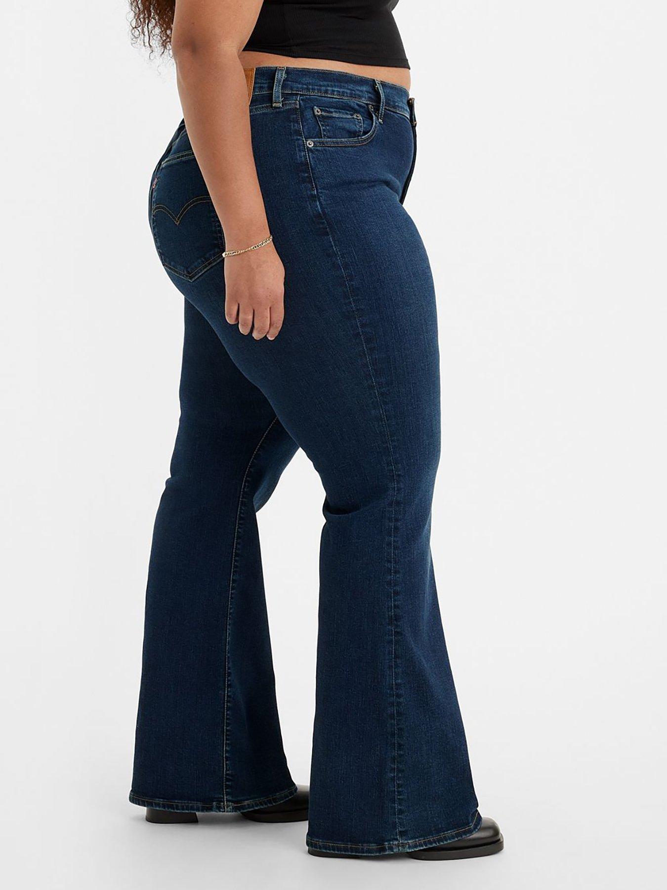 levis-plus-726trade-plus-high-rise-flare-jeans-blue-swellnbspoutfit