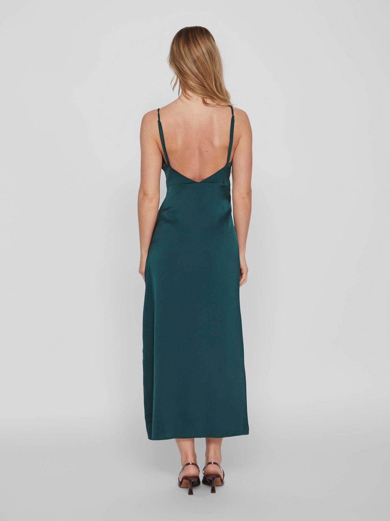 vila-viravenna-strap-ankle-dress-greenstillFront