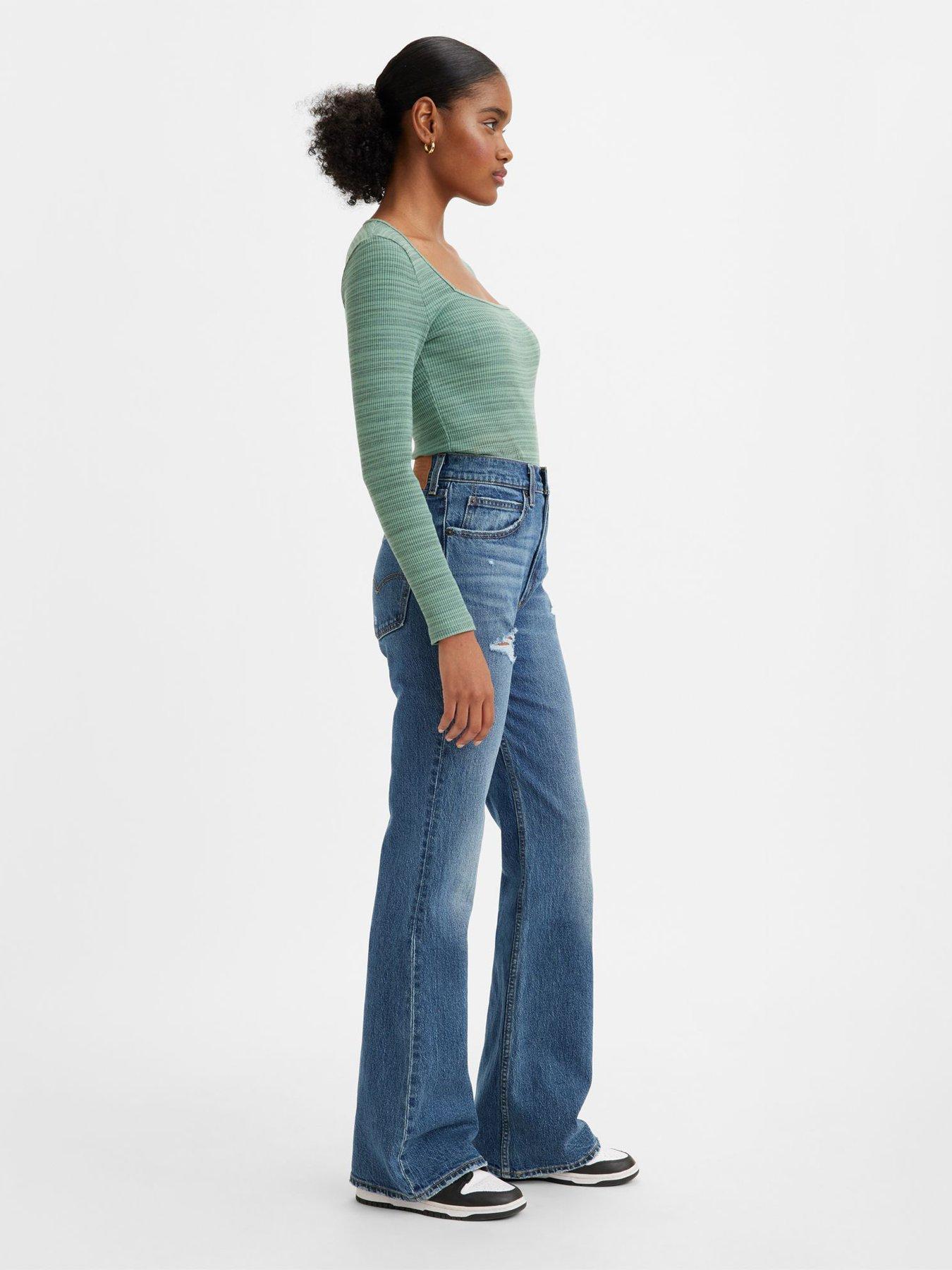 Levi's 70's High Flare Jean - Take It Out - Blue