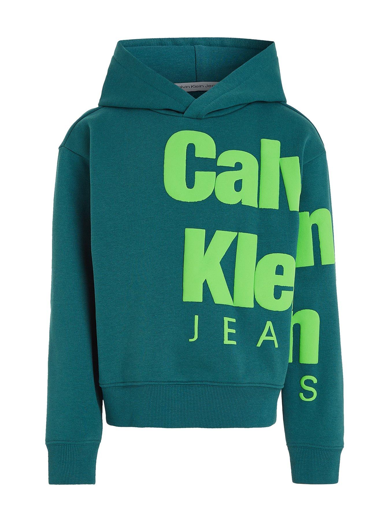 Boys calvin hotsell klein hoodie