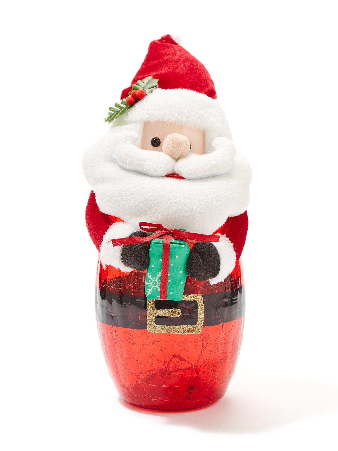 festive-battery-operated-lit-glass-santa-christmas-decorationstillFront