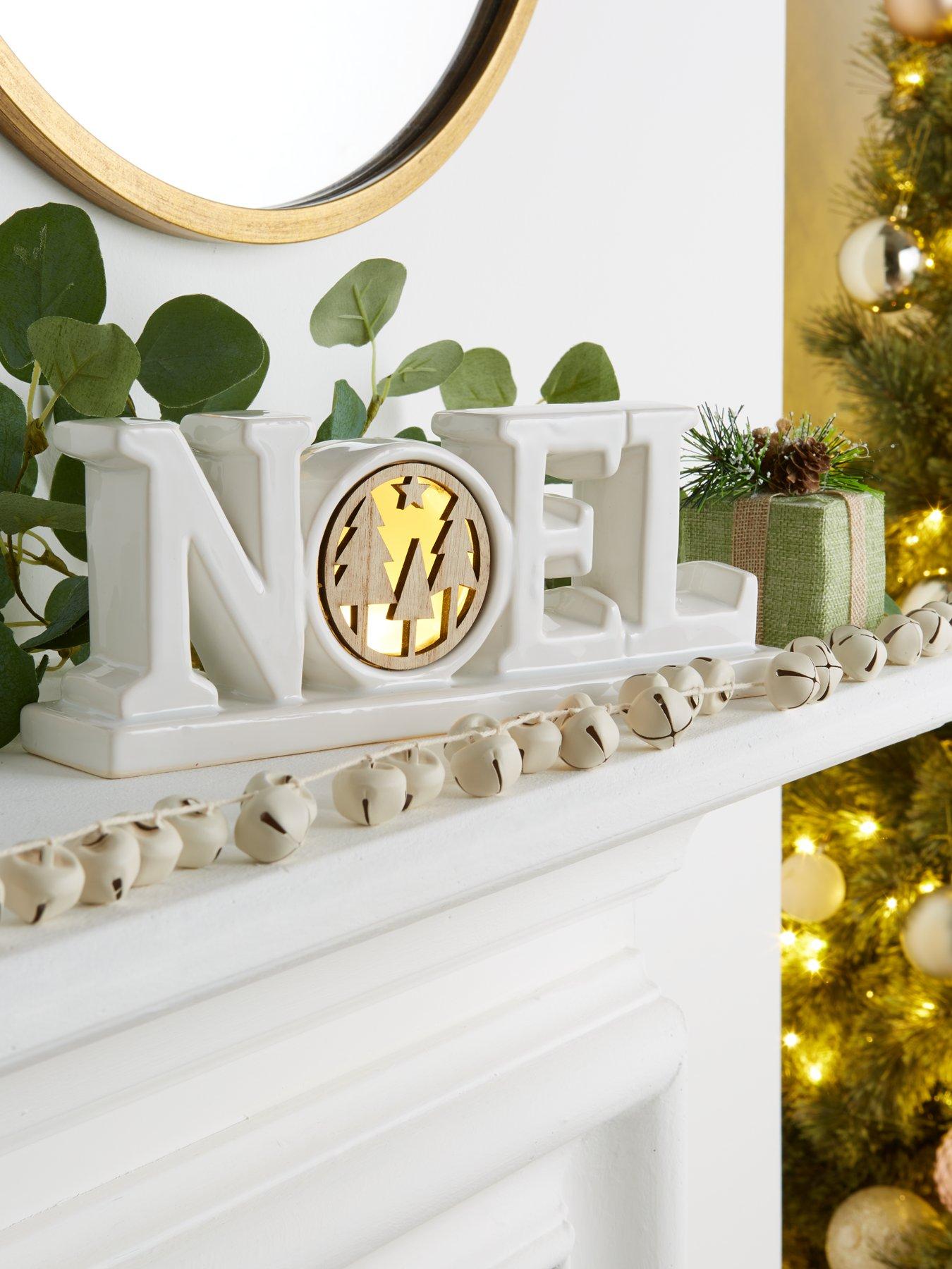 Festive Noel Lit Room Sign Christmas Decoration