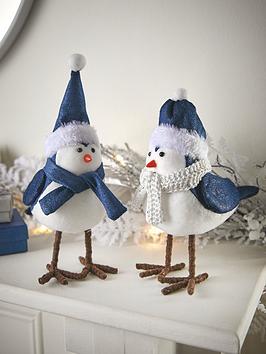 very-home-set-ofnbsp2-christmas-robin-decorations-bluewhite