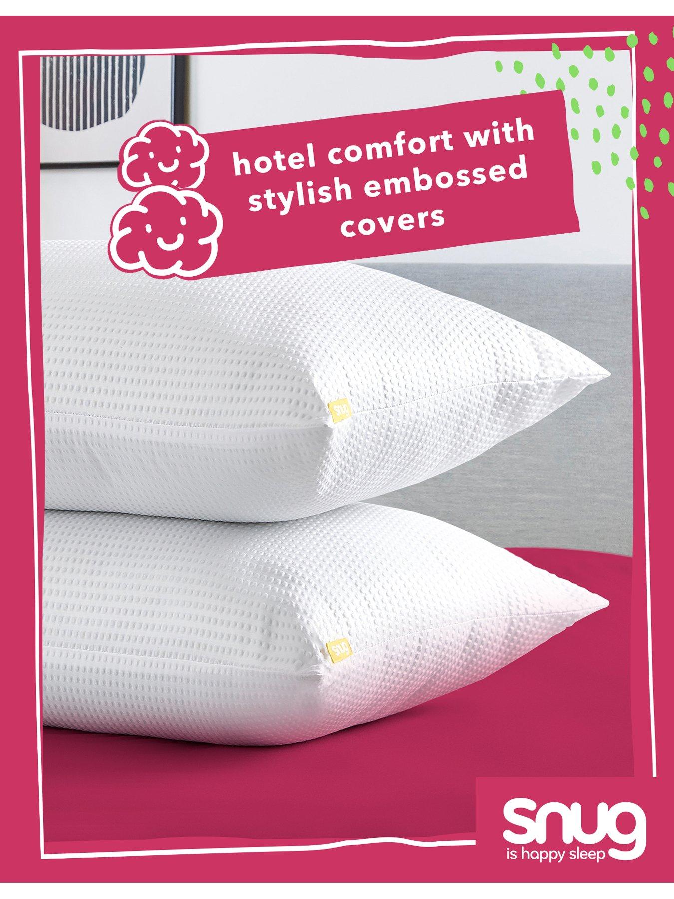 Image 3 of 7 of Snug Blissful Bedtime Pillow Pair - White