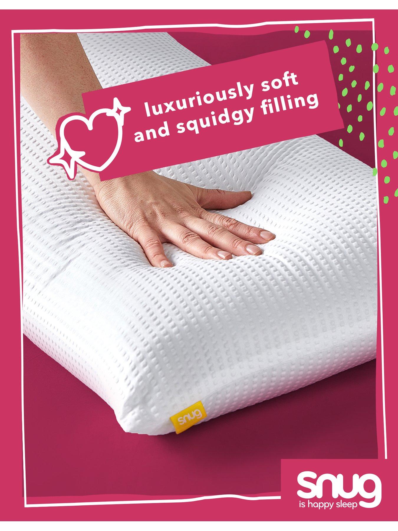 Image 5 of 7 of Snug Blissful Bedtime Pillow Pair - White