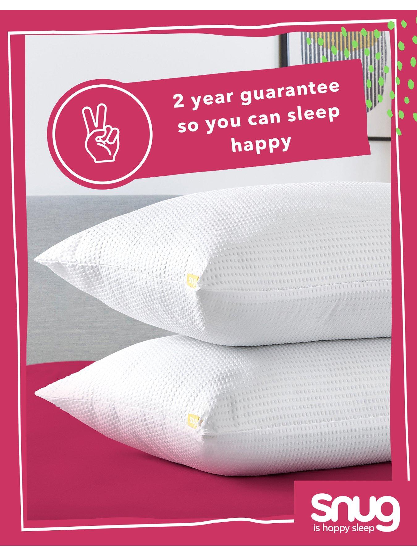 Image 6 of 7 of Snug Blissful Bedtime Pillow Pair - White