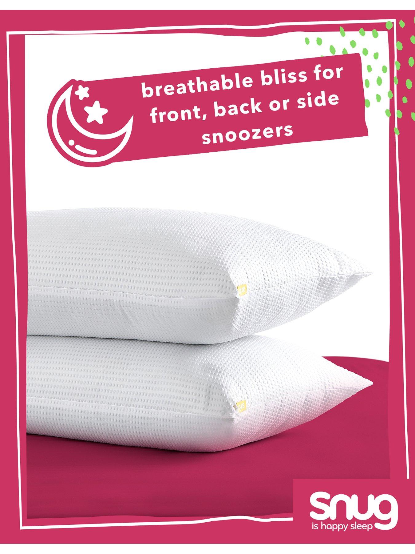 Image 7 of 7 of Snug Blissful Bedtime Pillow Pair - White